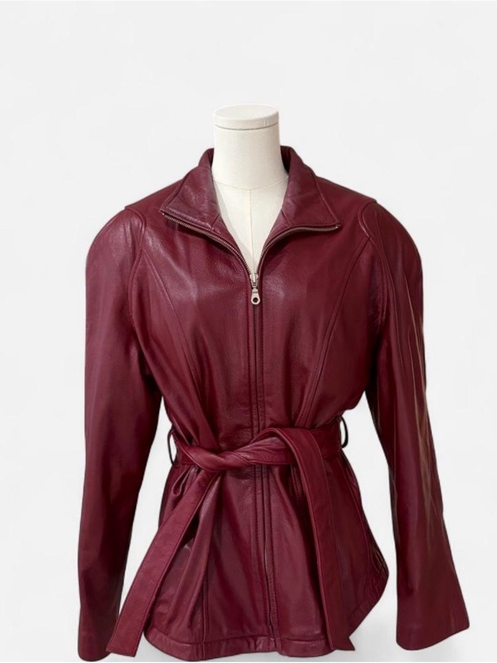 Wilson’s Leather Leather Zip-Belt Jacket
